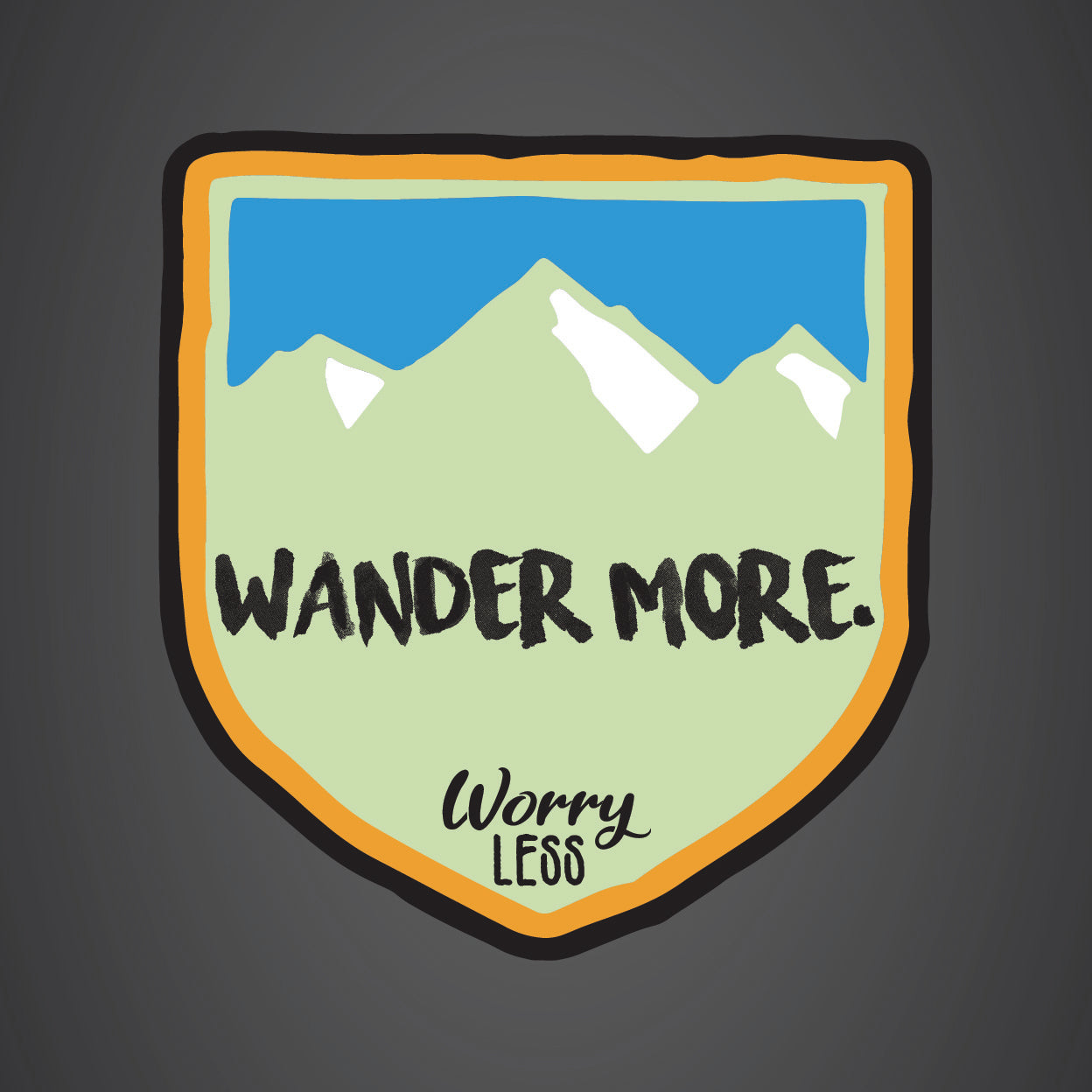 Wander More | Sticker